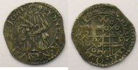 Monnaies allemandes 4 Pfennig Archevêché de Trèves Jean Hugues de Orsbeck (1676-1711) 4 Pfennig (1/2 Albus) 1681 TB+/TTB -