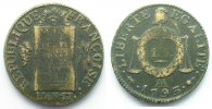 Monnaies de la révolution française Sol G.19 Sol aux balances 1793 AA (Metz) TB+/TTB -