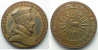 Monnaies lorraines bronze Famille Ducale de Lorraine Charles de Lorraine, archevêque de Reims Médaille en bronze 39,5mm refrappe moderne XX° s. SUP -