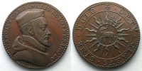 Monnaies lorraines bronze Famille Ducale de Lorraine Charles de Lorraine, archevêque de Reims Médaille en bronze 38mm frappe postérieure avant 1832 SUP -