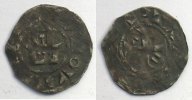 Monnaies royales françaises Obole Louis VI (1108-1137) Duplessy 97 Obole de Dreux TB -