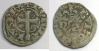 Monnaies royales françaises Obole Philippe IV (1285-1314) Duplessy 233 Obole Bourgeoise Emission du 26 janvier 1311 TB+ -