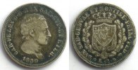 Monnaies du monde 2 Lire Italie Royaume de Sardaigne 2 Lire Charles-Félix (1821-1831) 1830 P aigle (Turin/Torino) TB/TB+ -