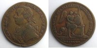 Monnaies lorraines Jeton rond en cuivre Famille Ducale de Lorraine Charles-Alexandre (fils de Léopold) Jeton rond en cuivre 34mm 1769 TB/TB+ -