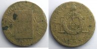 Monnaies de la révolution française Sol G.19 Sol aux balances 1793 BB (Strasbourg) TB+/TTB -