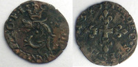 Monnaies du monde Liard Italie Mantoue Liard Guillaume Gonzague (1550-1587) 1583 TB+ -