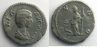 Monnaies de l'empire romain Julia Domna (femme de Septime Sévère) Denier R/ IVNO (Rome 209) TB+/TTB -