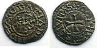 Monnaies carolingiennes Obole Charles II le Chauve (840-877) Chartres Obole SUP -