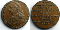 Monnaies lorraines Jeton rond en cuivre Famille Ducale de Lorraine Charles-Alexandre (fils de Léopold) Jeton rond en cuivre 32mm 1769 TTB+ -