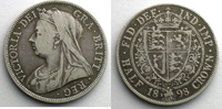 Monnaies du monde 1/2 Crown Grande-Bretagne Victoria (1837-1901) 1/2 Crown 1898 TB/TB+ -