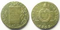 Monnaies de la révolution française Sol G.19 Sol aux balances 1793 D (Lyon) TB+ -