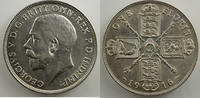 Monnaies du monde Florin Grande-Bretagne Georges V (1910-1936) Florin 1916 TTB+/SUP -
