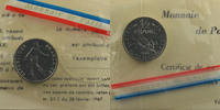 Monnaies françaises 1959-2001 1/2 Franc Piéforts V° République G.429P 1/2 Franc 1965 Piéfort en nickel FDC -