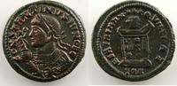 Monnaies de l'empire romain Centenionalis ou Nummus Constantin II (317-340) Centenionalis ou Nummus R/ BEATA TRANQVILLITAS (Trèves / Trier 321) TTB+/SUP -