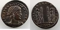 Monnaies de l'empire romain Centenionalis ou Nummus Constantin II (317-340) Centenionalis ou Nummus R/ GLOR-IA EXERC-ITVS (Trèves / Trier, 2° officine 332-333) SUP -