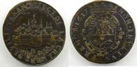 Monnaies lorraines Jeton rond en cuivre Jetons des villes de Lorraine Chambre de ville de Nancy Jeton rond en cuivre 28mm 1617 TTB -