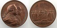 Monnaies lorraines bronze Famille Ducale de Lorraine Charles-Alexandre (fils de Léopold) Johann Martin Krafft Médaille en bronze 50mm 1770 SUP -