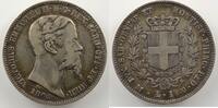 Monnaies du monde 1 Lire Italie Royaume de Sardaigne 1 Lire Victor-Emmanuel II (1849-1861) 1860 M (Milan/Milano) TTB -