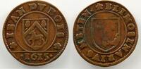 Monnaies lorraines Jeton Cité de Metz Jetons et Médailles Jeton en cuivre Jean Dubois, aumônier de la Cathédrale de Metz 1615 TB+ -