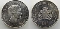 Monnaies luxembourgeoises 100 Francs Charlotte (1919-1964) Monnaies courantes 100 Francs 1963 SUP/FDC -