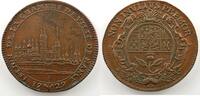 Monnaies lorraines Jeton rond en cuivre Jetons des villes de Lorraine Chambre de ville de Nancy Jeton rond en cuivre 1729 TTB -