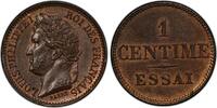 Monnaies françaises 1793-1959 1 Centime 1 Centime G.80 Louis-Philippe I ND(1843-46) Essai de Barre PCGS-SP64RB pr.FDC -