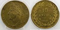 Monnaies françaises 1793-1959 10 Cent 10 Centimes G.201 Charles X 10 Centimes ND A Essai laiton PCGS-SP64 pr.FDC -