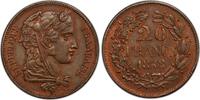 Monnaies françaises 1793-1959 20 Francs 20 Francs G.1046 Premier concours de Gayrard 20 Francs 1848 premier concours de Gayrard cuivre, tranche lisse PCGS-SP64BN pr.FDC -