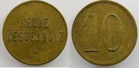 Monnaies et jetons de nécessité d'Alsace-Moselle Krone KESTENHOLZ (Chatenois) (67) Krone (Restaurant La Couronne) 10 (Pf) Lt, R 23,5 mm TTB -