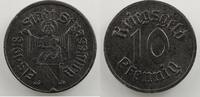 Monnaies et jetons de nécessité d'Alsace-Moselle STRASSBURG (Strasbourg) (67) Stadt 10 ( pf ) 1918 Fe,R 21 mm SUP/FDC -
