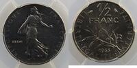 Monnaies françaises 1959-2001 1/2 Franc 1/2 Franc G.429 Semeuse 1965 Essai PCGS-SP68 FDC -