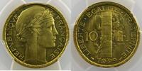 Monnaies françaises 1793-1959 10 Franken 10 Francs G.796 Concours de Morlon 1929 Essai de Morlon en bronze-aluminium PCGS-SP65 FDC -