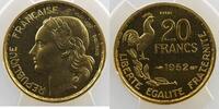 Monnaies françaises 1793-1959 20 Francs 20 Francs G.865 G.Guiraud 1952 Piéfort Essai PCGS-SP64 pr.FDC -