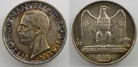 Monnaies du monde 5 Lire Italie Vittorio Emanuele III (1900-1946) 5 Lire 1927 R (Roma) SUP/FDC -