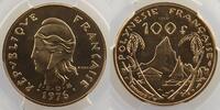 Monnaies des colonies françaises 100 Francs Polynésie française Lec.123 100 Francs 1976 Essai PCGS-SP67 FDC -