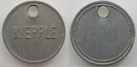 Jetons & Médailles Numismatique des Mines et des Carrières Seltz K. EPPLE SVI, alu, troué, uniface TTB -