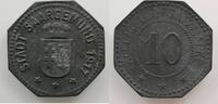 Monnaies et jetons de nécessité d'Alsace-Moselle SAARGEMUND (Sarreguemines) (57) Stadt 10 (pf) 1917 Zinc TTB -