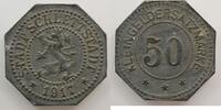 Monnaies et jetons de nécessité d'Alsace-Moselle SCHLETTSTADT (Sélestat) (67) Stadt 50 (pf) 1917 Zinc 24,5 mm TTB -