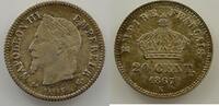 Monnaies françaises 1793-1959 20 Centimes 20 Centimes G.309 Napoléon III tête laurée 1867 K (Bordeaux) SUP -