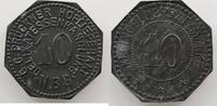 Monnaies de nécessité allemandes 10 Pf Nürnberg (Bayern) G.C. Prückner Hoflieferant 10 Pf Zinc 21mm SUP -