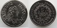 Monnaies françaises 1959-2001 5 Francs 5 Francs G.778 à 786 Série France 2000 5 Francs 2000 Denier de Charlemagne SUP/FDC -