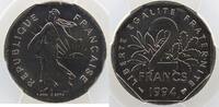 Monnaies françaises 1959-2001 2 Francs 2 Francs G.547 Semeuse 1994 abeille PCGS-MS66 FDC -