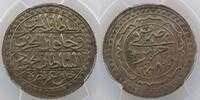 Monnaies du monde Algérie Mahmud II (AH 1223-1252 / 1808-1839 AD) Budju AH 1239 (1823) PCGS-AU55 TTB+/SUP -