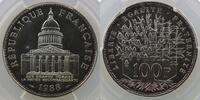 Monnaies françaises 1959-2001 100 Francs 100 Francs G.898 Panthéon 1988 PCGS-PL67 FDC -