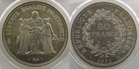 Monnaies françaises 1959-2001 50 Francs 50 Francs G.882a Hercule variété avers du 20 francs 1974 PCGS-MS65 FDC -