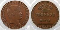 Monnaies du monde Italie Royaume de Naples et des 2 Siciles 10 Tornesi Ferdinand II (1830-1859) 1831 PCGS-AU55 TTB+/SUP -