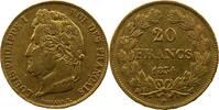20 Francs 20 Francs G.1031 20 Francs L-Ph I, tête laurée 1834 W (Lille) TB+/TTB -