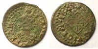 Monnaies royales françaises Denier Louis XIV (1643-1715) Catalogne Duplessy Denier VICH 1645 TB+ -