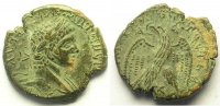 Monnaies de l'empire romain Tétradrachme Elagabale (218-222) Syrie (Antioche sur l'Oronte) Tétradrachme de bronze TB+/TTB -