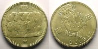 Monnaies fautées 100 Francs Belgique Coins tournés 100 Francs 1949 FL coins tournés 30° SUP -